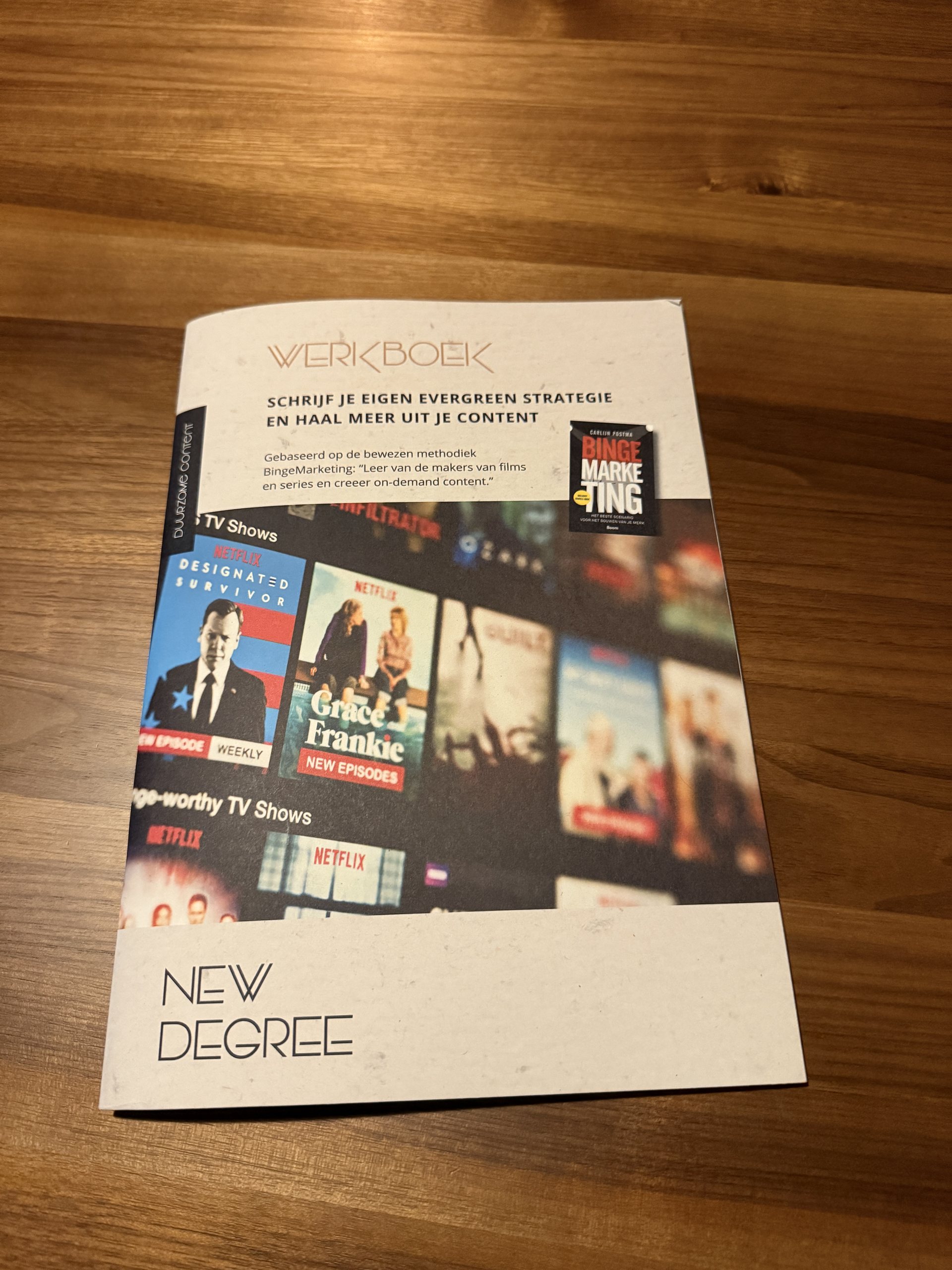 Het BingeMarketing werkboek