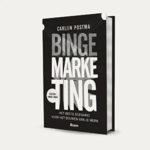 Illustratie van het boek BingeMarketing van Carlijn Postma